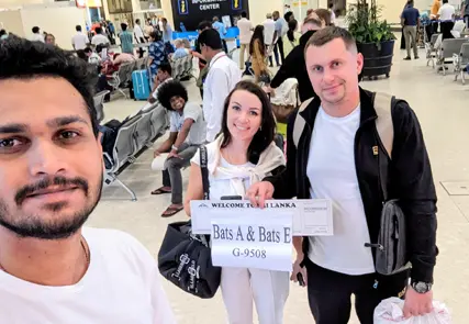 Professional driver with TuskerLK with LankaCab vehicle - Airport transfer service